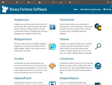 Tablet Screenshot of binaryfortress.com